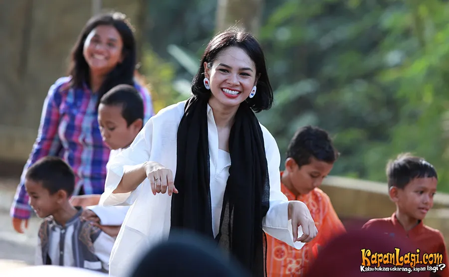 Andien mengaku mamanya bisa diandalkan saat Lebaran/©Kapanlagi.com®/Agus Apriyanto
