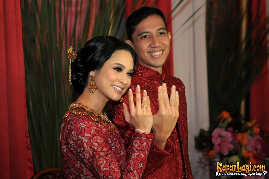 Andien dan Ippe, pengantin baru yang tengah mesra-mesranya. ©KapanLagi.com®/Bayu Herdianto