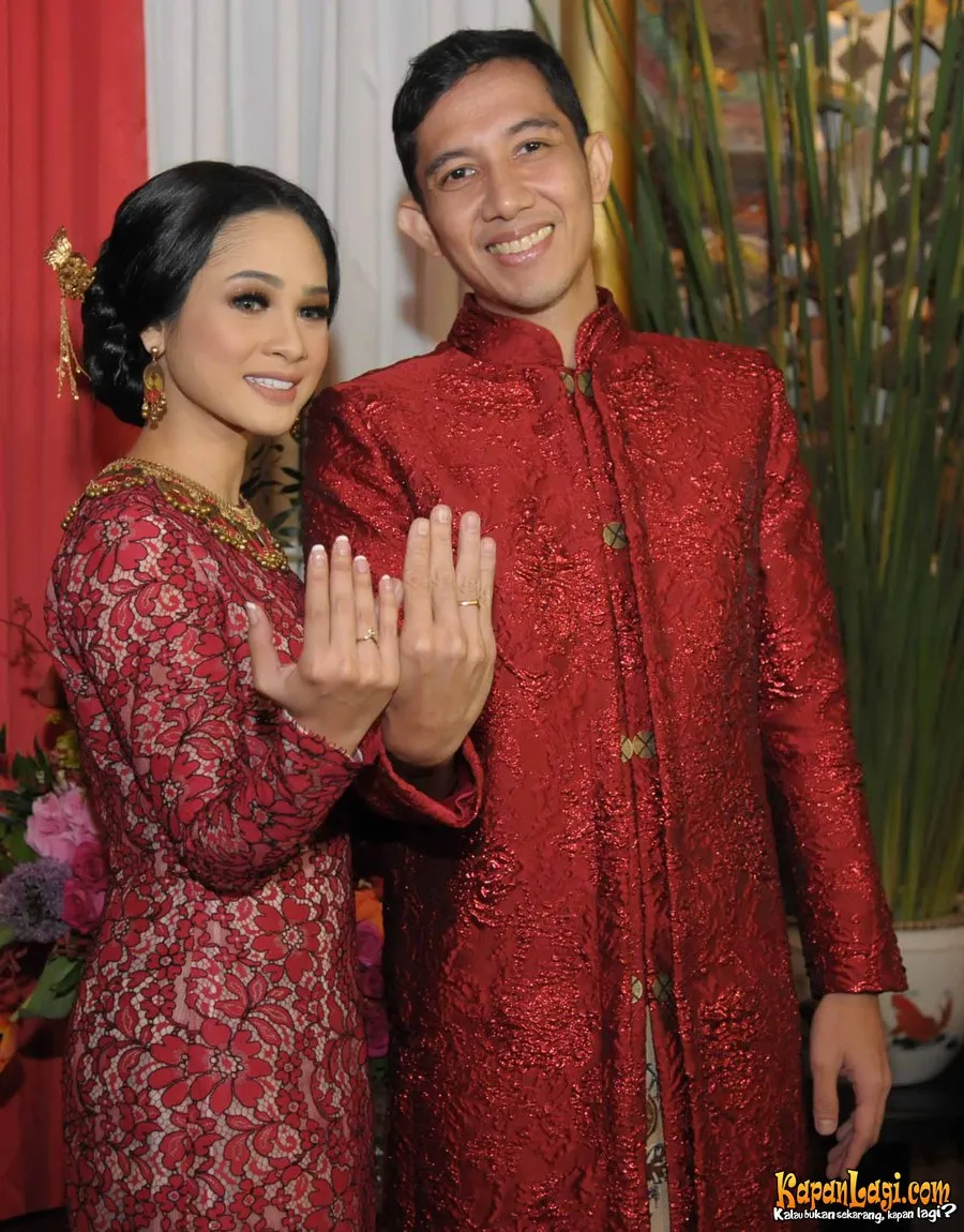 Andien dan Ippe telah resmi menjadi suami istri. ©KapanLagi.com®/Bayu Herdianto