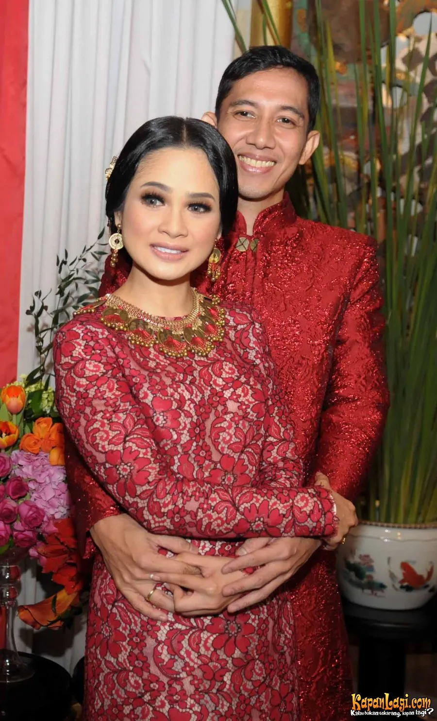 Andien dan Ippe saling mengucap janji yang romantis. ©KapanLagi.com®/Bayu Herdianto