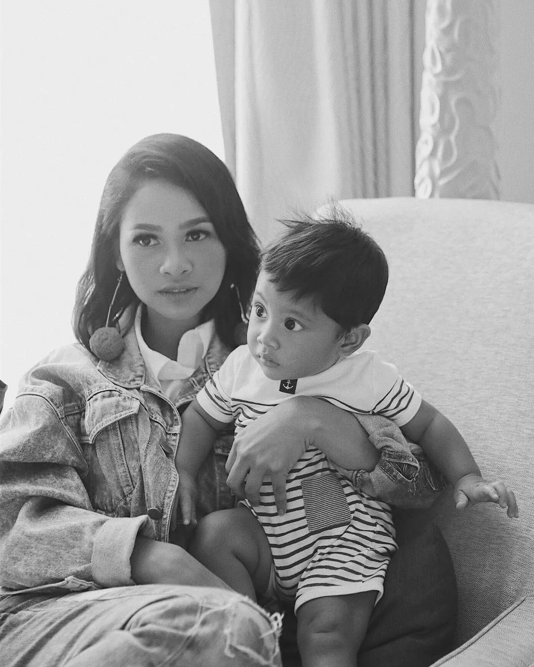Baby Kawa putra dari Andien merupakan salah satu anak artis yang tengah populer. Credit: via instagram.com/andienippekawa