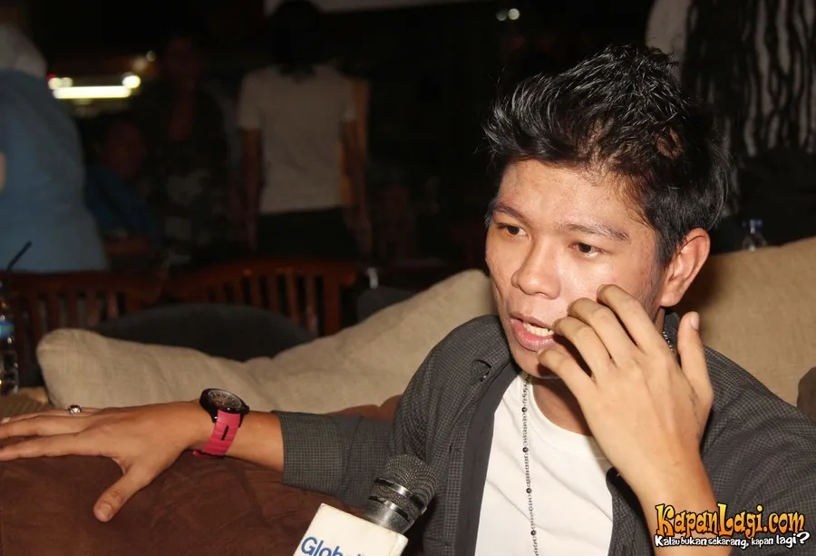 Andika Kangen Band ditahan pihak Polresta Lampung. ŠKapanLagi.com