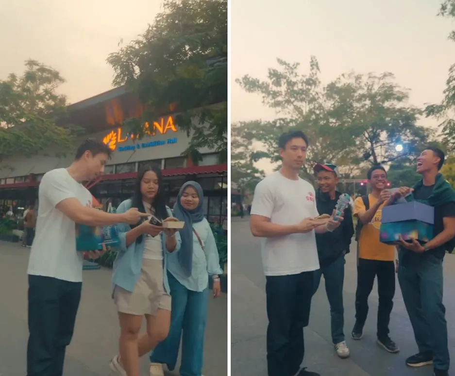 Sedaap Vibecam bareng Andy Garcia. (c) Instagram/garciaandyyy