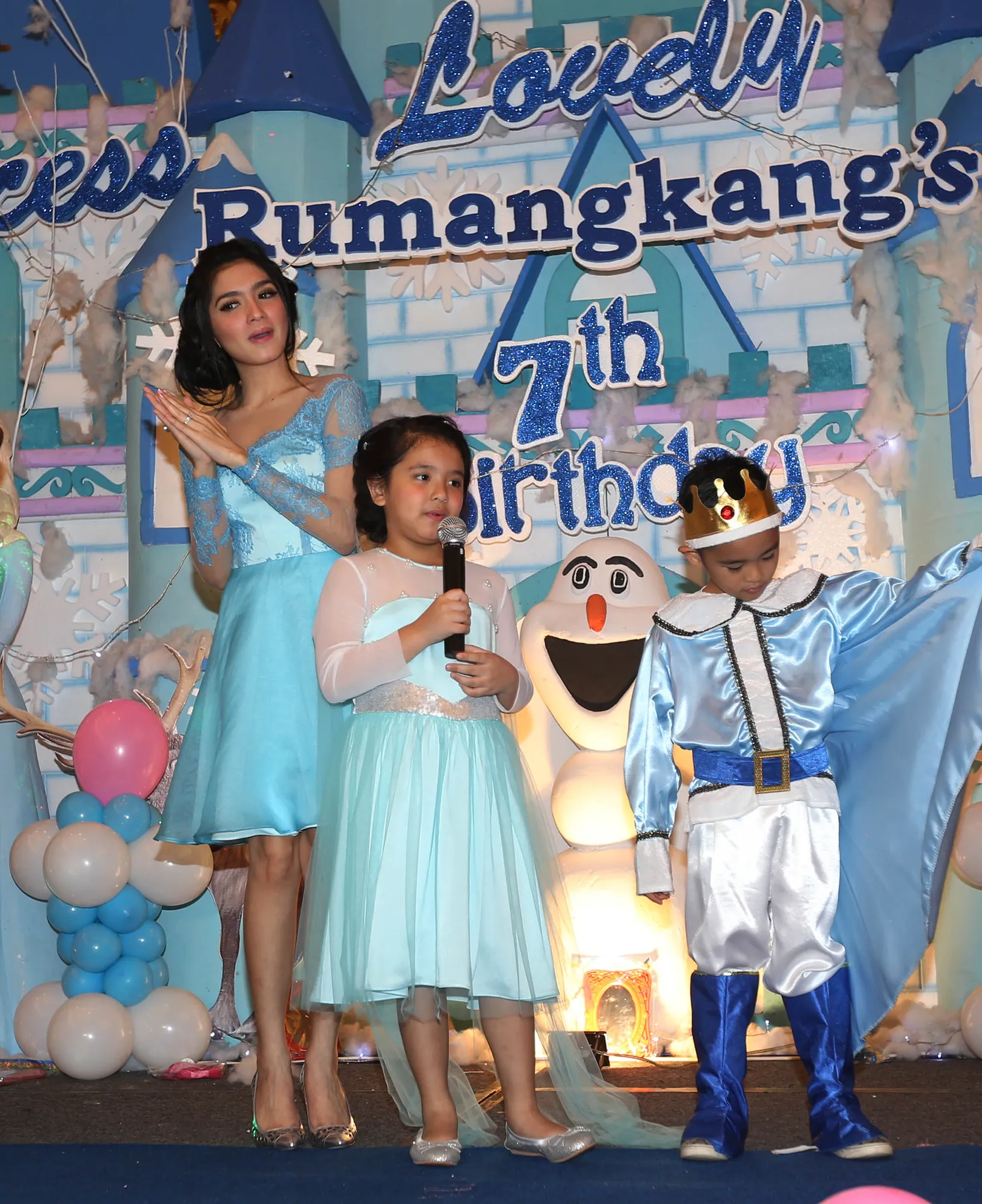Putri kecil Angel Karamoy tidak mau punya adik lagi. ©KapanLagi.com®/Busan