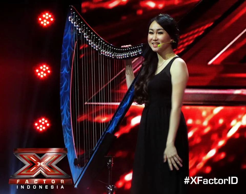 Angela July © X Factor Indonesia Official Facebook