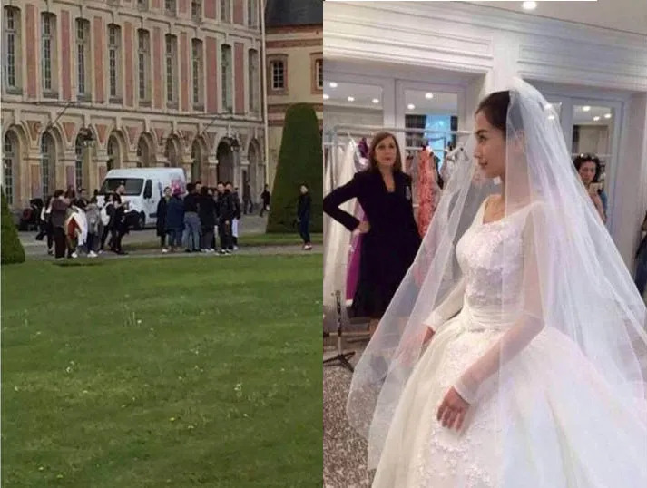 Inikah foto gaun pernikahan yang akan dipakai Angelababy saat menikah dengan Huang Xiaoming nanti? ©toggle.sg
