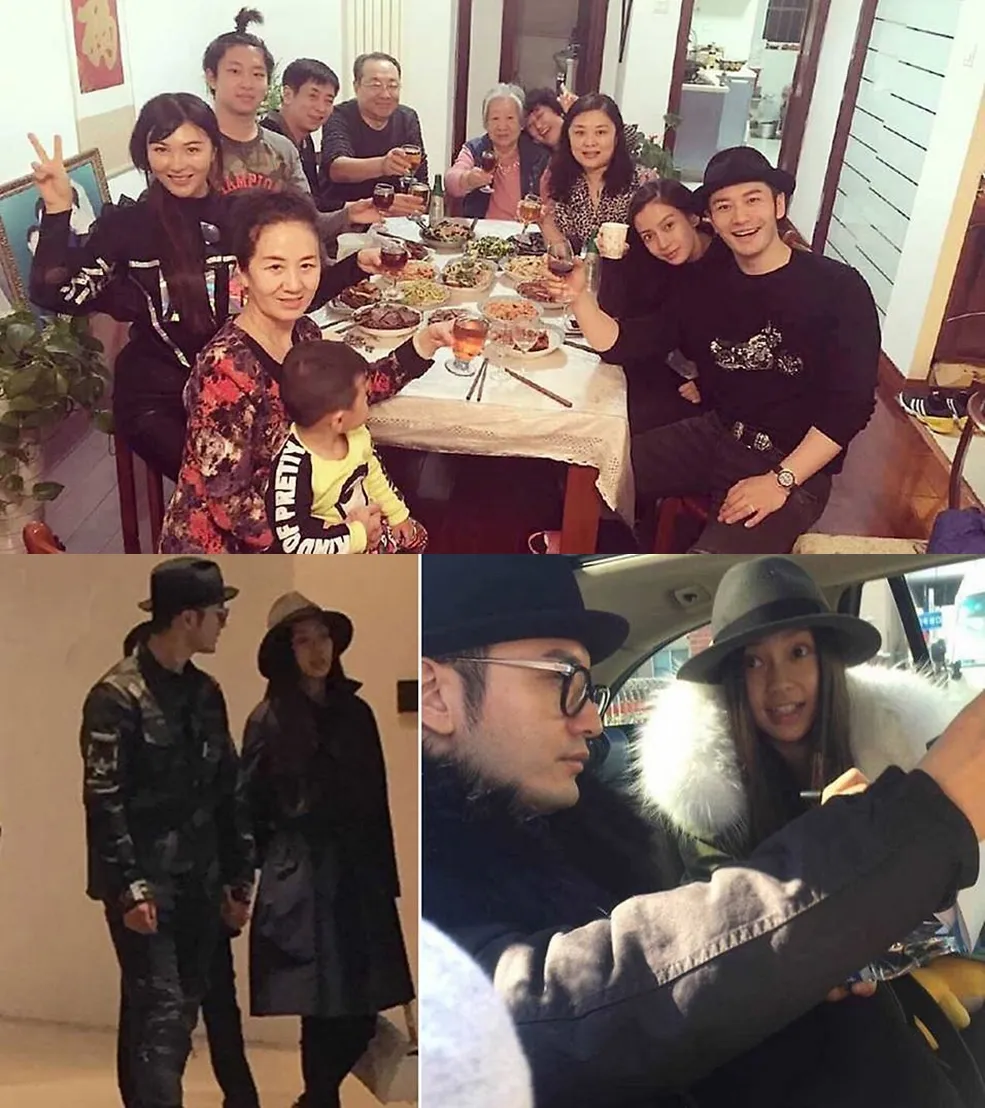 Huang Xiaoming boyong sang istri, Angelababy untuk Imlek di kampungn halaman. © toggle.sg