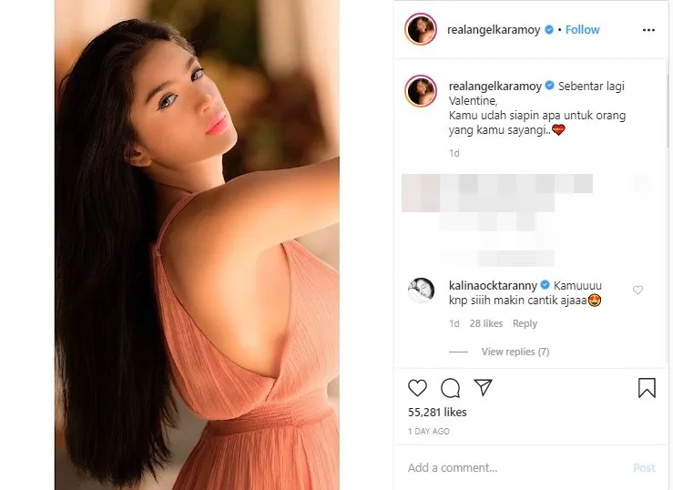 Angel Karamoy © instagram.com/realangelkaramoy