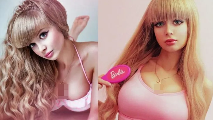 Angelica tidak melakukan operasi plastik sedikitpun untuk mendapatkan paras seperti Barbie © viral4real.com