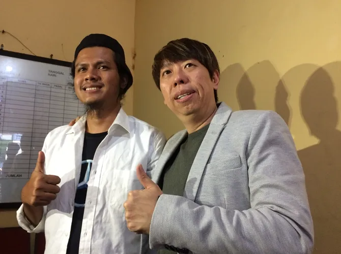 Fiqih bersikukuh melanjutkan kasus tersebut ke jalur hukum. © KapanLagi.com/Fikri Alfi Rosyadi