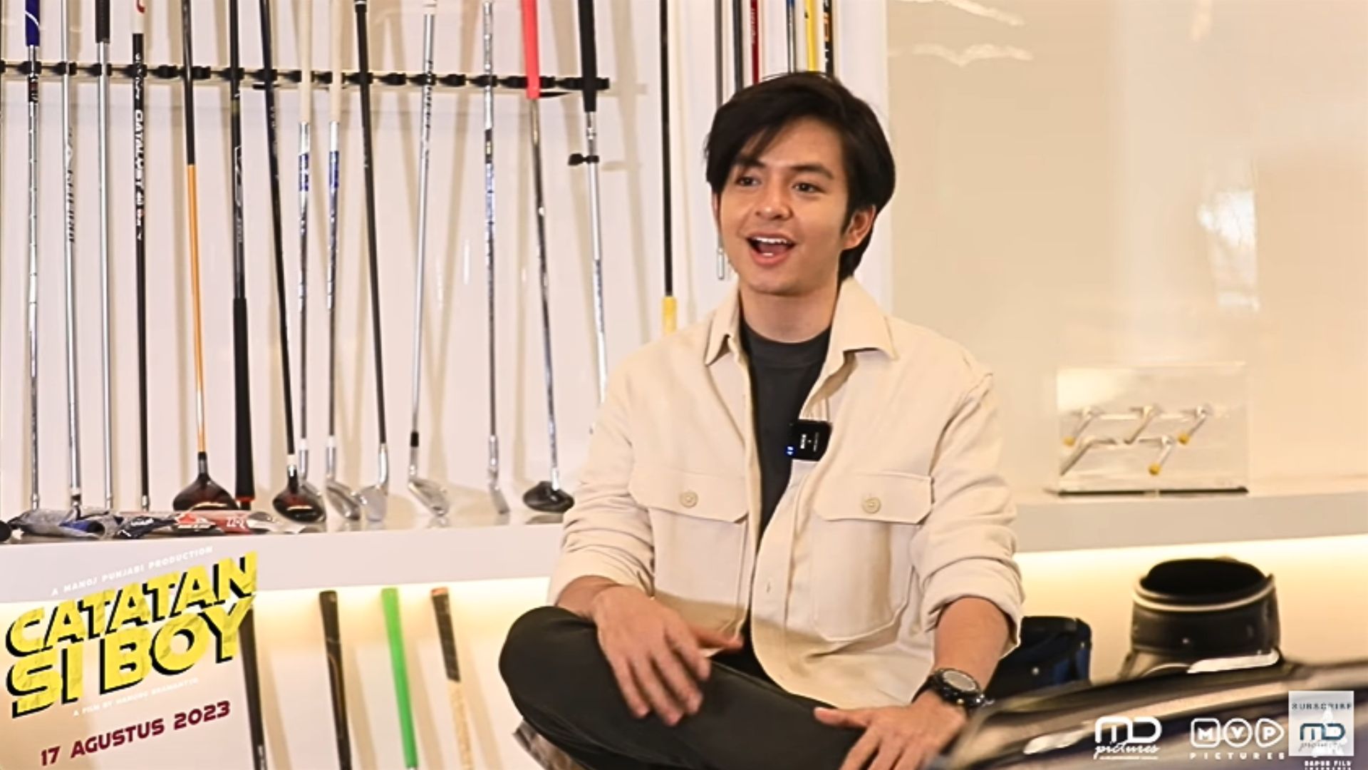 Angga Yunanda in Interview with MD Pictures (photo credit: youtube.com/mdpictures)