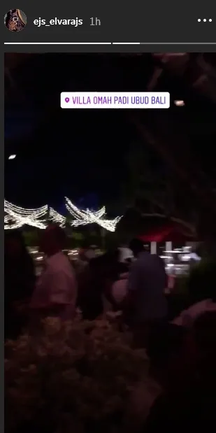 Suasana resepsi pernikahan Anggun dan Chris ©instagram.com/ejs_elvarajs/
