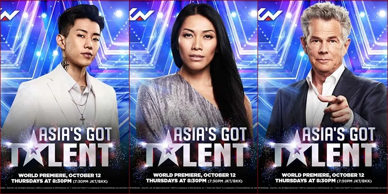 Anggun jadi juri AGT Season 2 bersama Jay Park dan David Foster © Instagram/asiasgottalent