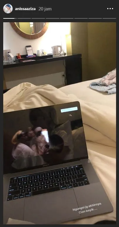 Instagram story Anissa Aziza ©instagram.com/anissaaziza