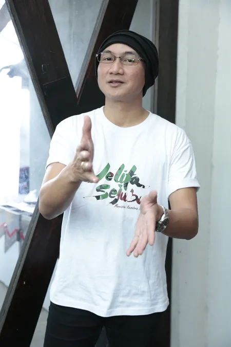 Anji ingin memberikan edukasi soal plagiarisme © KapanLagi.com®/Muhammad Akrom Sukarya