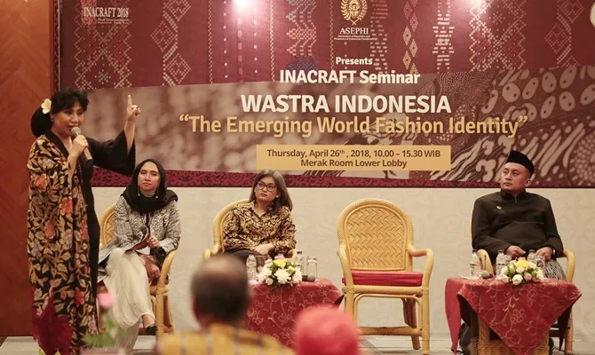 Anne Avantie berbagi tentang pengalaman masa lalunya. © KapanLagi.com/Muhammad Akrom Sukarya