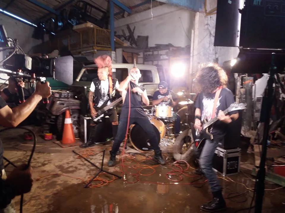 Antiphaty dalam video klip 'Anti Punk Fuck Off' doc: Antiphaty