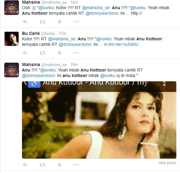 Socmed pun heboh. @twitter