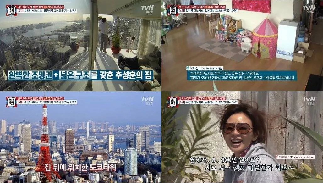 Apartemen keluarga Choo Sarang yang super mewah dengan pemandangan indah. @allkpop.com