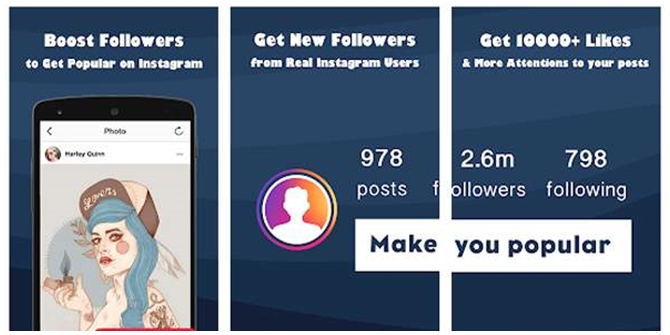 Fame Boom for Real Followers, Likes adalah aplikasi serupa Fast Follower Boost