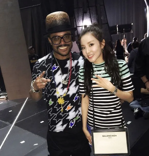 Dara bersama Apl.de.ap @foto: instagram.com/daraxxi