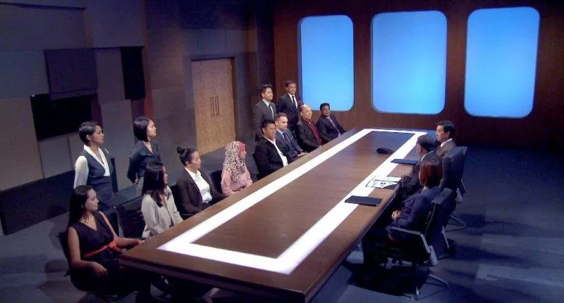 Suasana "persidangan" THE APPRENTICE ASIA