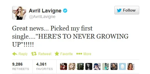 @AvrilLavigne