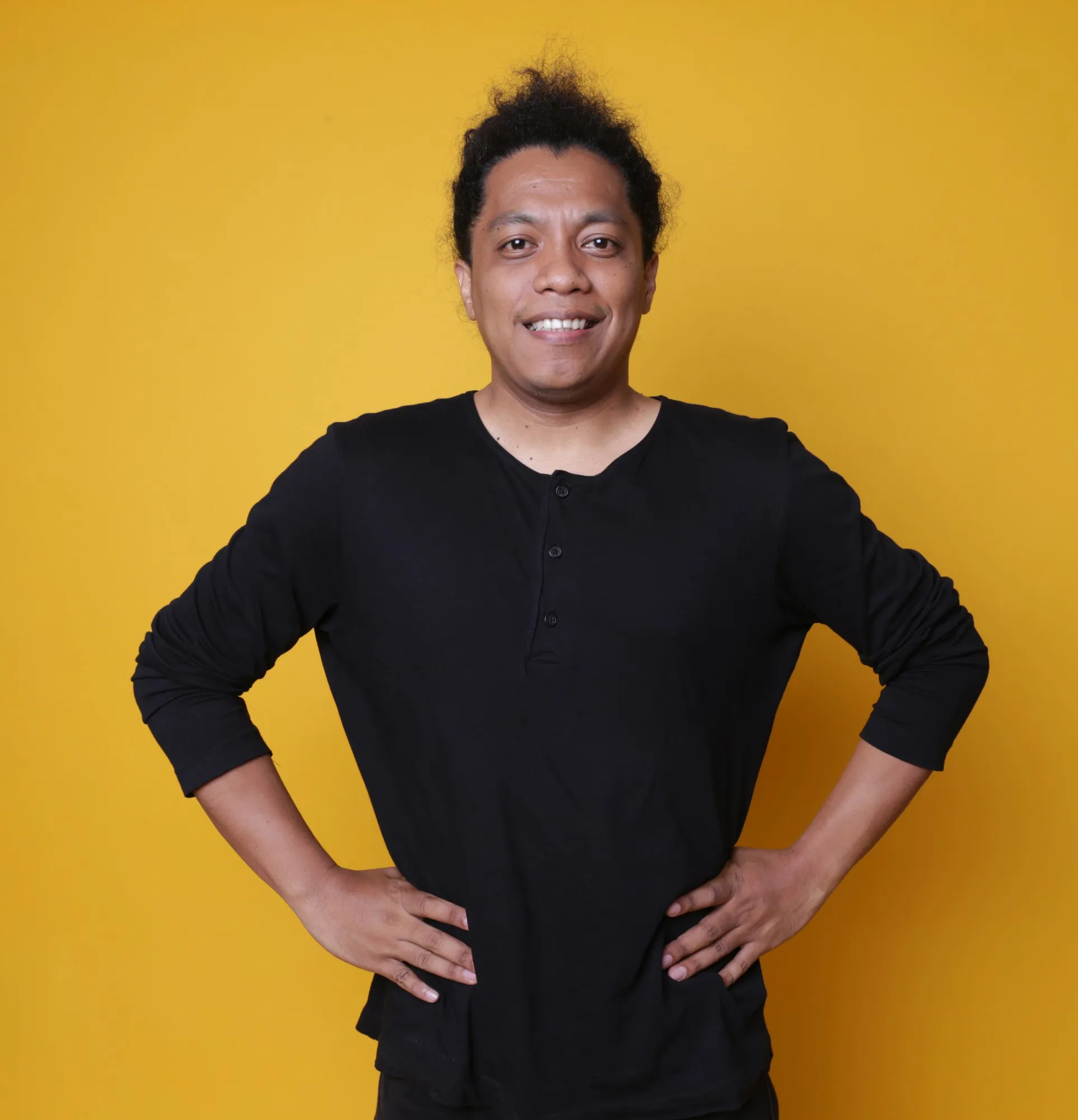 Arie Kriting © Kapanlagi/Agus Apriyanto