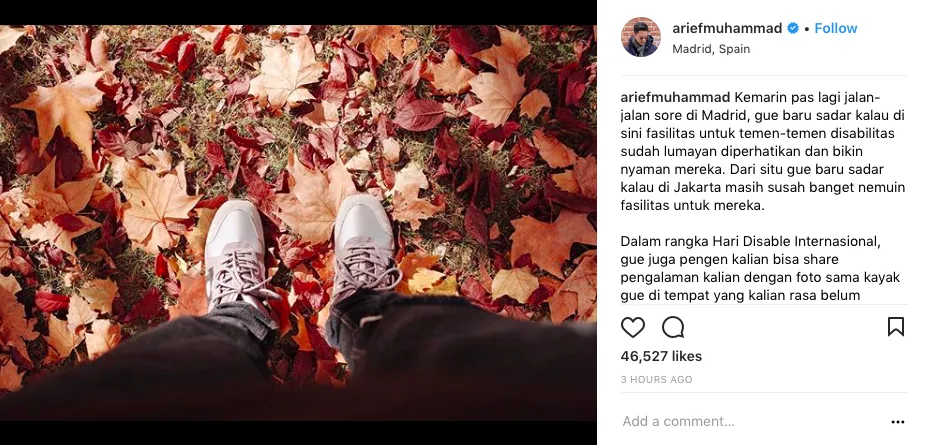(c) Instagram/ariefmuhammad