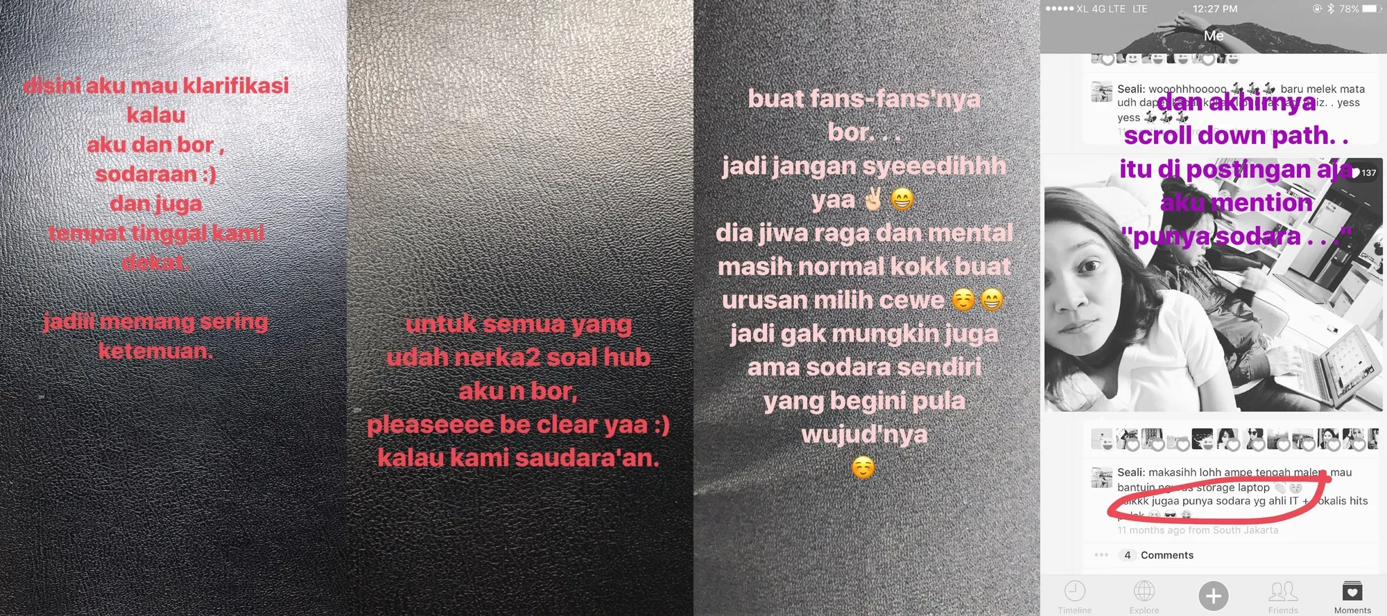 Seali adalah keponakan dari Ariel ©instagram/sealisyah