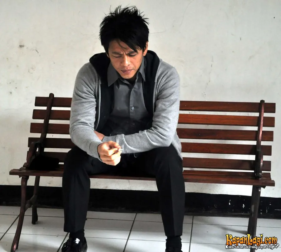 Ariel saat menjalani masa-masa berat persidangan. ©KapanLagi.com®