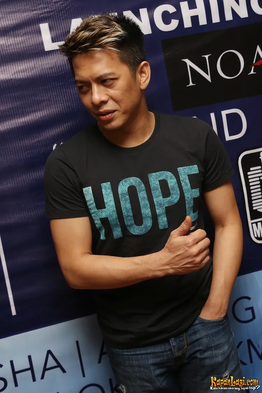 Ariel menolak membicarakan hubungannya dengan Sophia Mueller © KapanLagi.com®/Agus Apriyanto