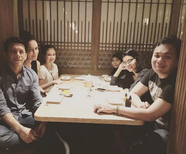 Ariel rayakan ultah Sophia Latjuba © Instagram.com/sophia_latjuba88