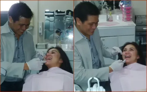 Ariel di klink gigi favoritnya / KapanLagi® - Hendra Gunawan