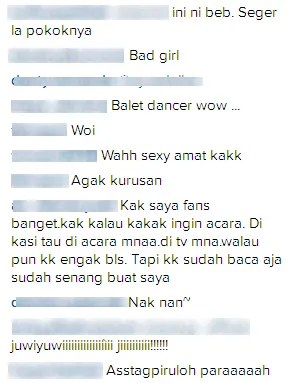 Komentar netizen © Instagram/arieltatum