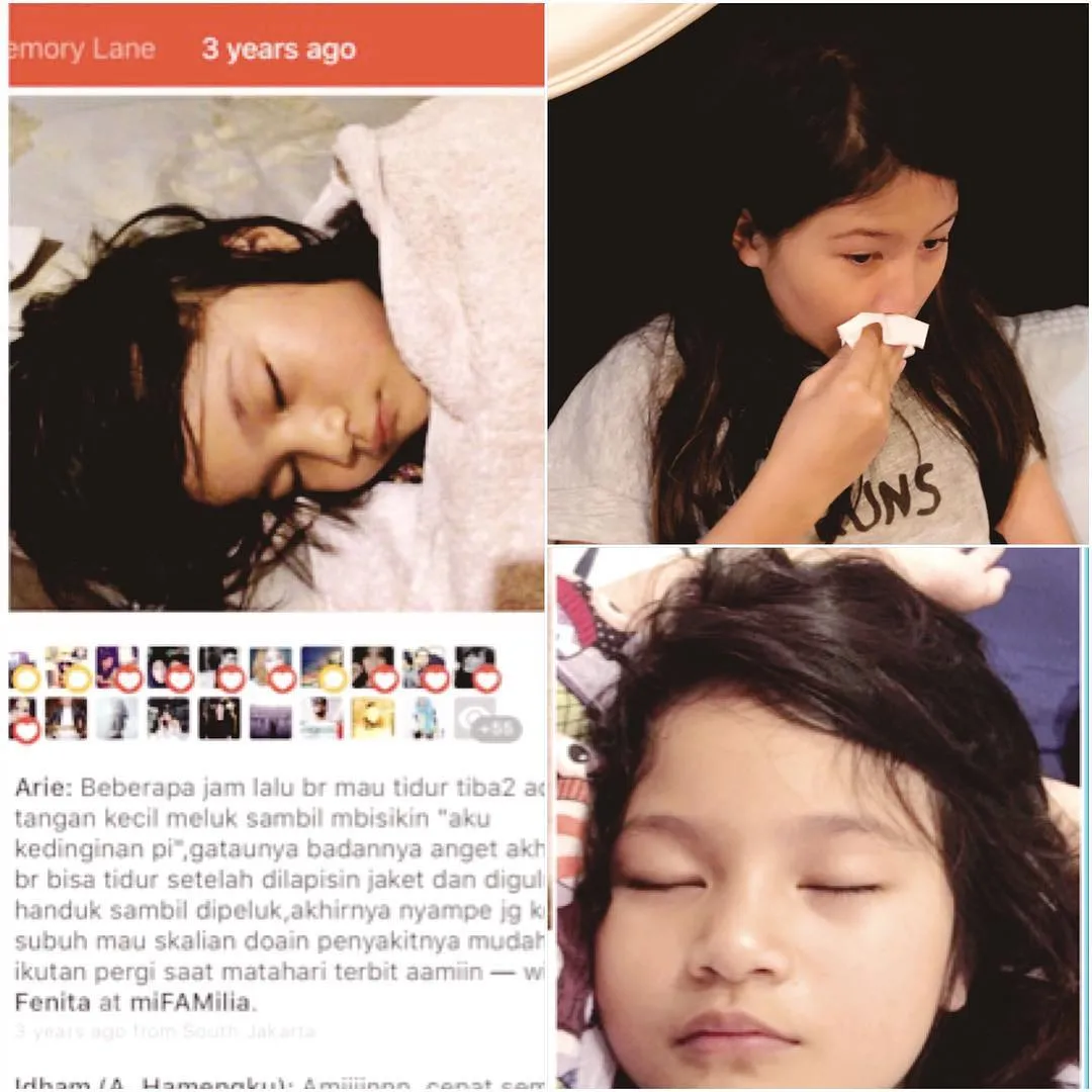 Putri Arie Untung jatuh sakit di hari ultahnya / Credit: @ariekuntung