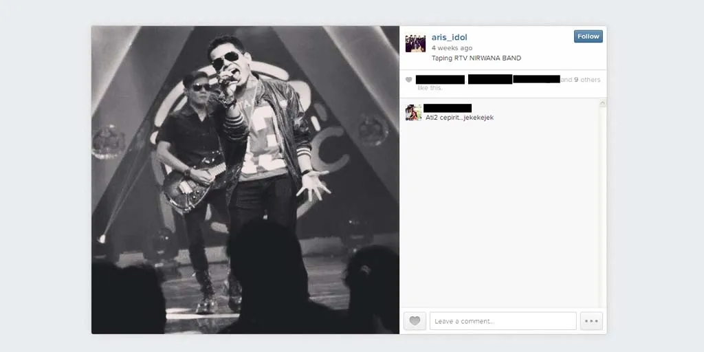 Nirwana Band terus bergerak untuk mempromosikan lagu barunya, Titik 3 Koma ©instagram.com/aris_idol/