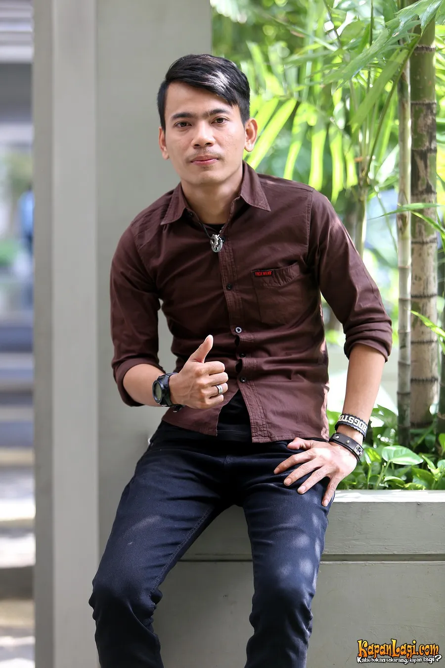 Penyanyi Aris Idol berhari-hari menghilang setelah terakhi kali narik taksi online. ©KapanLagi.com/Budy Santoso