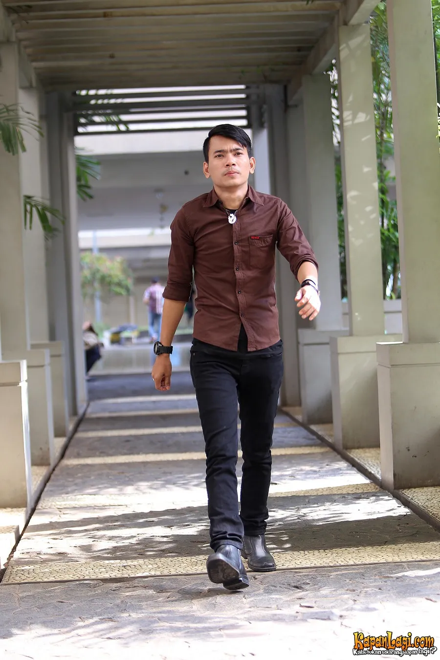 Aris Idol pergi dari rumah. ©KapanLagi.com/Budy Santoso