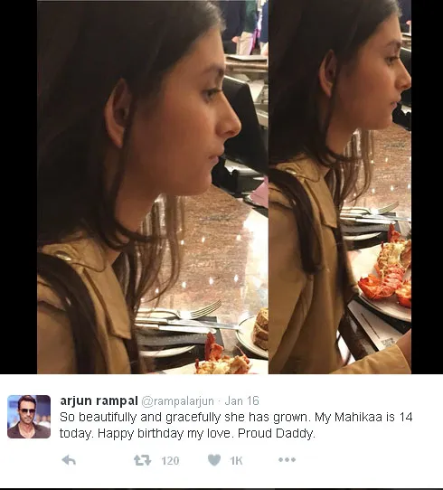 Mahikaa makin cantik saja, happy birthday Mahikaa! © Twitter.com/rampalarjun