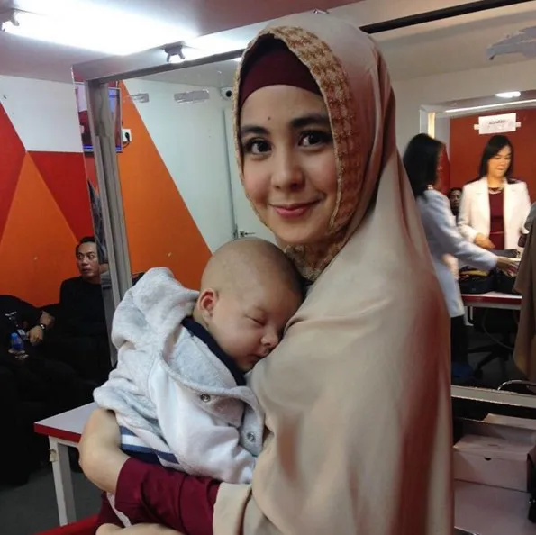 Lucunya Baby Arka, bikin gemes! © instagram.com/ristytagor