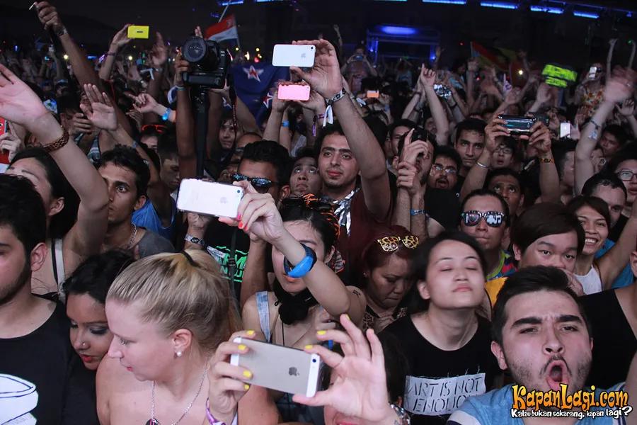 Suasana penonton ASOT 650 Foto: KapanLagi.com®/Agus Apriyanto