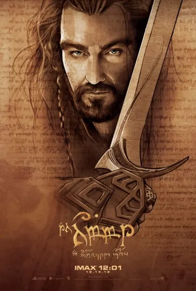Kurcaci pemimpin petualangan dalam THE HOBBIT: AN UNEXPECTED JOURNEY.