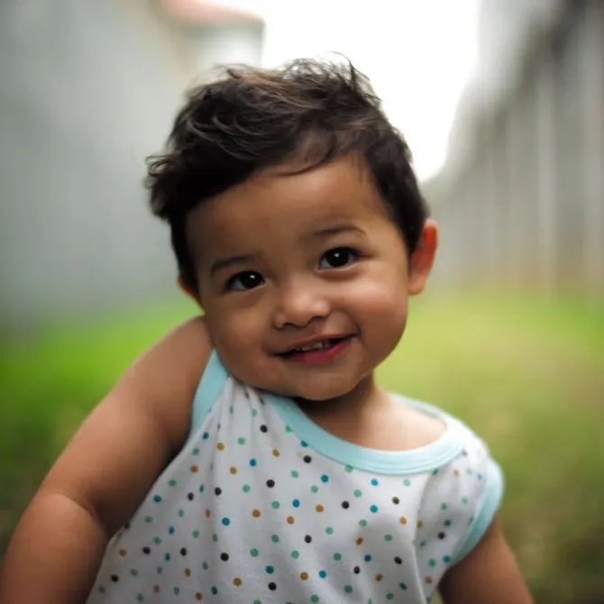 Potret menggemaskan Arsya Hermansyah  (credit: instagram.com/ashanty_ash)