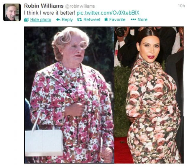 Twit Robin William @twitter