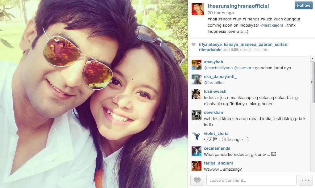 Arun Rana main sinetron bareng Lesti. @instagram arun rana