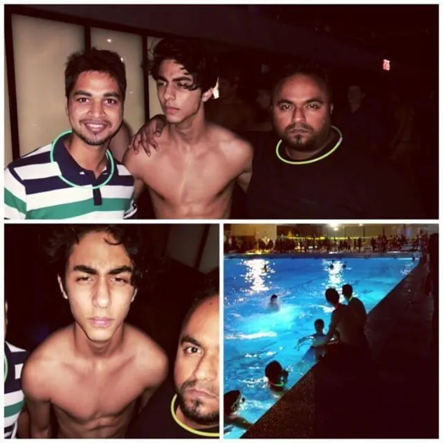 Aryan Khan ikut pool party di kampusnya ©instagram/mayureshgupta