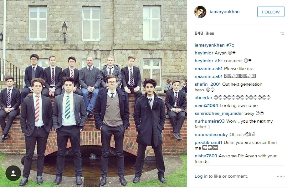 Aryan Khan pose bareng teman-temannya, sudah mirip boyband belum? © Instagram.com/iamaryankhan