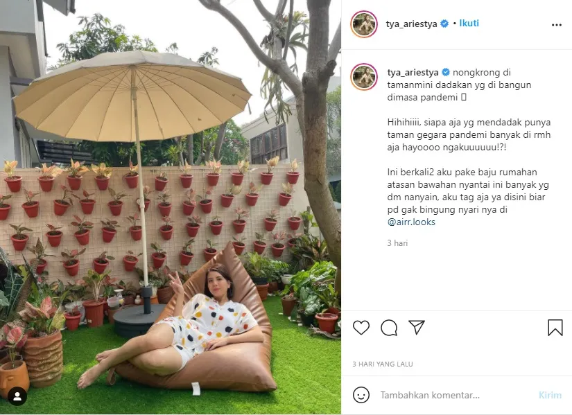 Tya Ariestya: instagram.com/tya_ariestya