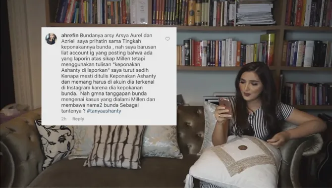 Ashanty menyampaikan curhatannya soal Millen © YouTube.com®/Hijau Musik